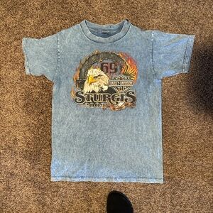 Harley-Davidson Stonewash Blue Sturgis  Tee